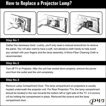 Original 915B441001 Replacement TV Lamp with Housing for Mitsubishi WD-65C10, WD