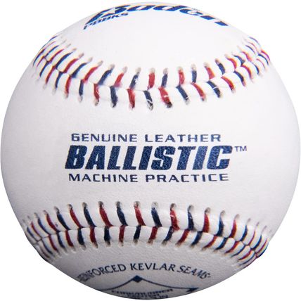 Baden Ballistic Leather Pitching Machine Baseballs | Durable Leather Constructio