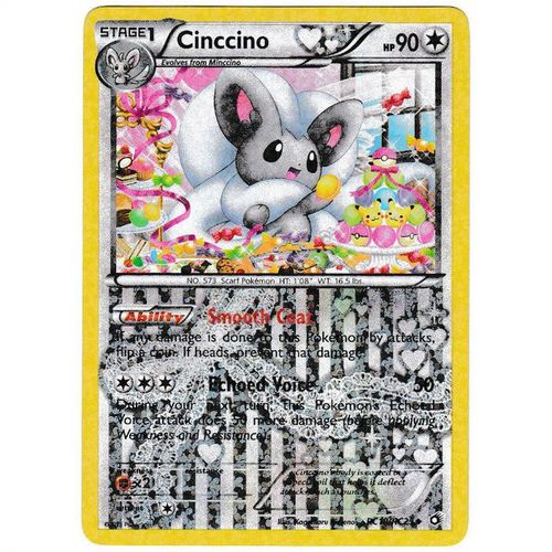 Pokemon B&W Legendary Treasures Radiant Collection - #RC19/RC25 - Cinccino