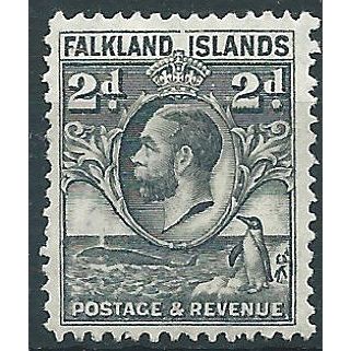 Falkland Islands 1929 SG118 2d Grey Mounted Mint .. ..