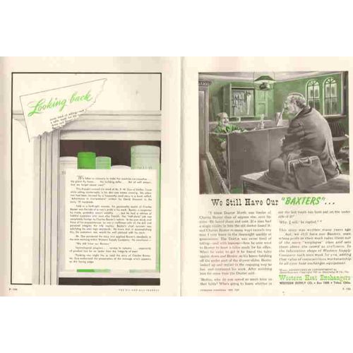 western supply company 1959 we still have our baxters oil vintage ad