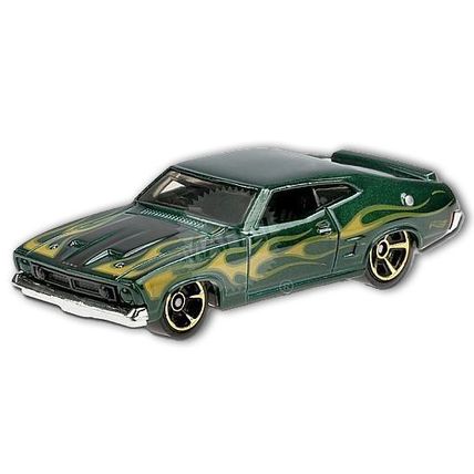 Hot Wheels - '73 Ford Falcon XB: '20 HW Flames #7/10 - #220/250 *Green / Loose*