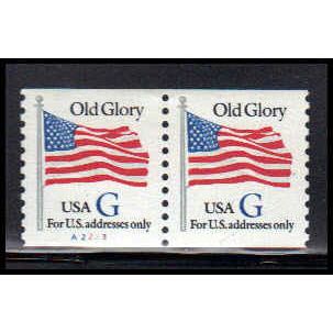 2890 32c G Old Glory Very Fine MNH CNP Left A2223 PA1549