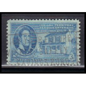 Used 996 3c Indiana Territory Very Fine KA7499