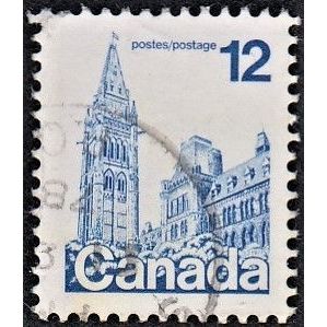 CANADA, 1977 12c Parliament Buildings, SG 872 (Scott #714), used
