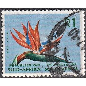 South Africa, 1965 R1 Bird of Paradise, SG 251 (Scott #342), used