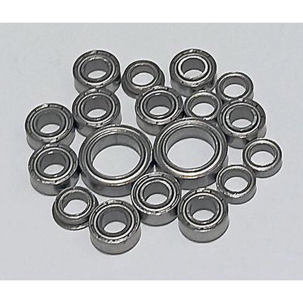 (18pcs) TOP RACING SABRE FD MINI Metal Sealed Ball Bearing Set