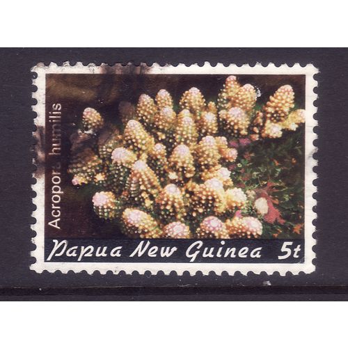 PAPUA NEW GUINEA 1982 CORALS 5t ACROPORA HUMILIS SG440 FINE USED