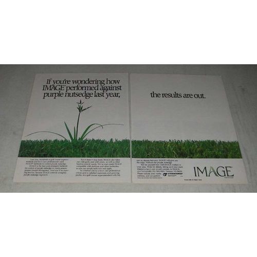 1988 Cyanamid Image Herbicide Ad - The Results Are Out