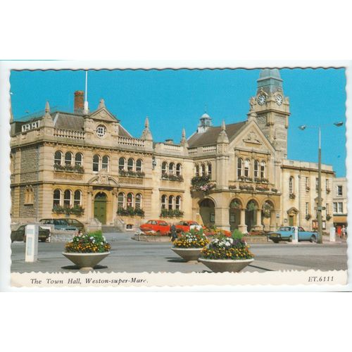 The Town Hall Weston-Super-Mare Postcard Somerset 6111