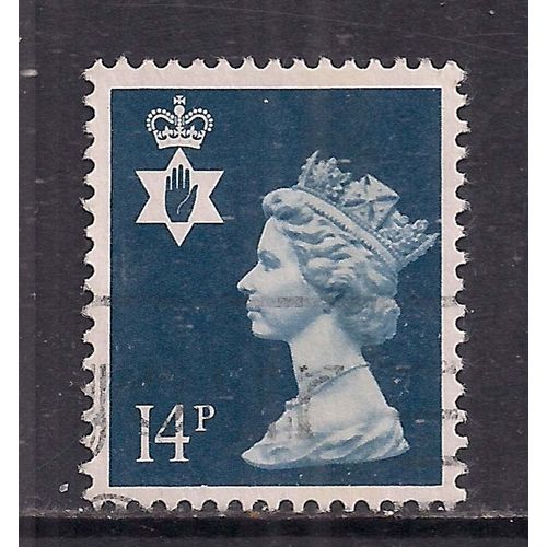 Northern Ireland GB 1988 14p Deep Blue Machin SG NI 39 (G505)