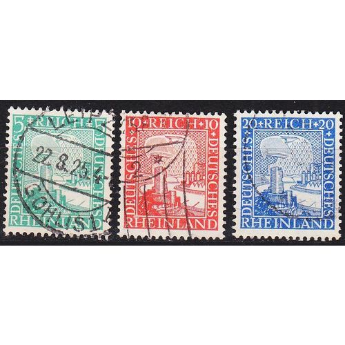 GERMANY REICH [1925] MiNr 0372-74 ( O/used )