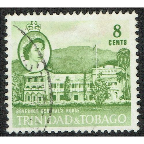 Trinidad & Tobago 1960 Definitive Issue 8c Yellow Green SG288 FU