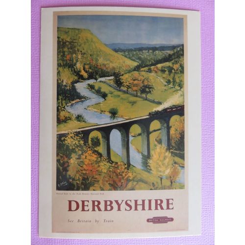 Derbyshire British Railways Postcard
