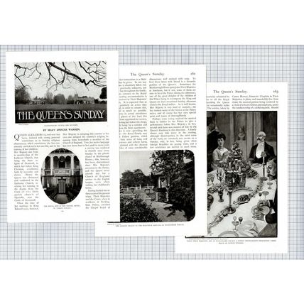 (6332) Queen Alexandra Royal Family Mary Spencer Warren - c.1905 Article