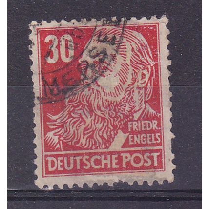 GERMANY 1948 RUSSIAN ZONE 30PF USED SG R43