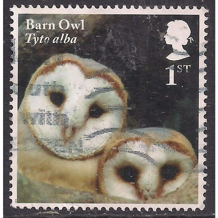 GB 2018 QE2 1st Owls ' Barn Baby ' used SG 4087 ( K413 )