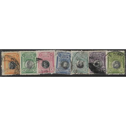 1918/1922 7 different values - #2 fine used (o)