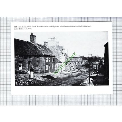 Main Street Warkworth Northumberland - Small Cutting