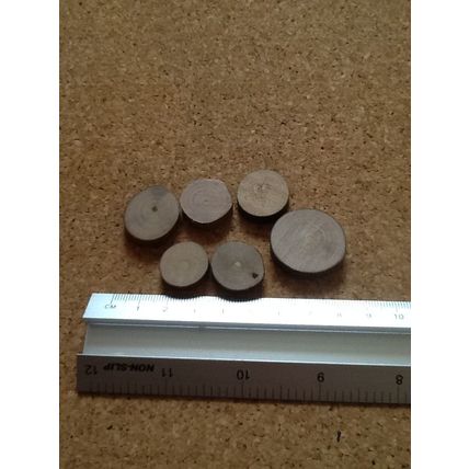 Wooden Stepping Stones Pack of 6 Assorted Sizes