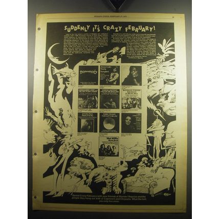 1975 Warner/Reprise Records Ad - Bonaroo; Jesse Colin Young Songbird