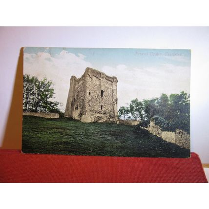 PEVERIL CASTLE, CASTLETON, DERBYSHIRE unused antique postcard =
