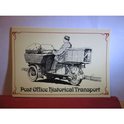 POST OFFICE HISTORICAL VEHICLES set 4, S.E. region 3 x postcards in wallet #