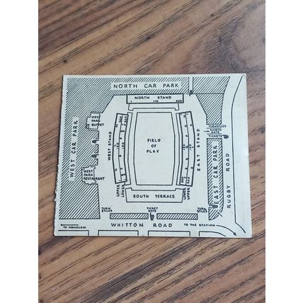 1959 England vs France Five Nations Ticket, Twickenham, Rugby Union 28 Feb 1959
