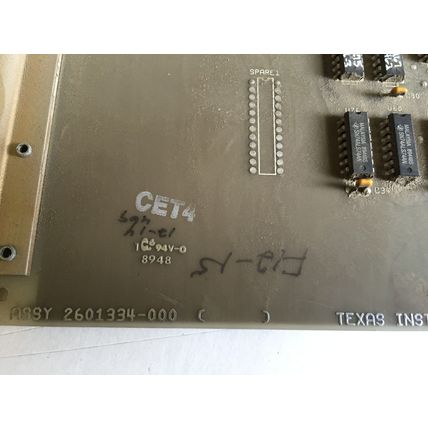 SIEMENS 560-2130,TEXAS 2601334-000,SCHEM 2601332,64K MEM GOOD CARD,5602130,BI