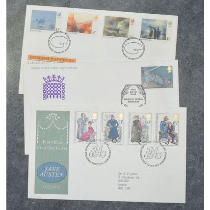 GB STAMPS FDC 3x 1975 14k ~~L@@K~~