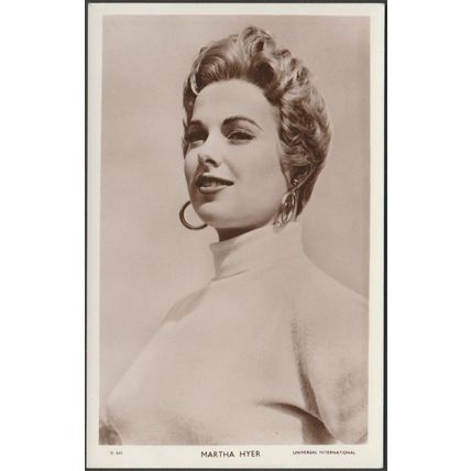 Actress Martha Hyer, 1950s - Picturegoer RP Postcard