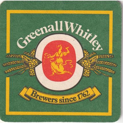 BEER MAT - GREENALL WHITLEY - CHESHIRE BEER (EXPORT USA) - (Cat No 003) - (1983)
