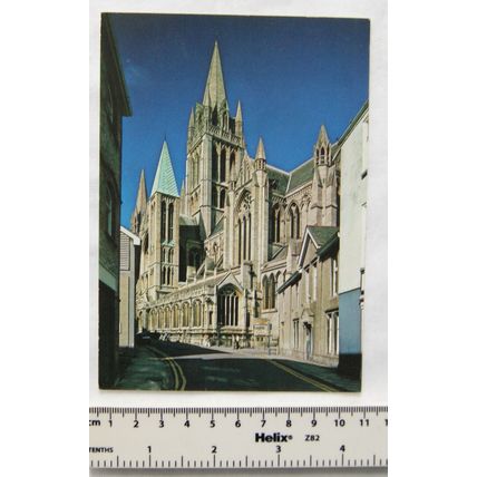 1985 postcard Truro Cathedral