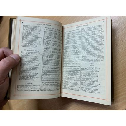 c1901 "THE POETICAL WORKS OF MRS HEMANS" ILLUSTRATED ANTIQUE BOOK (P4)