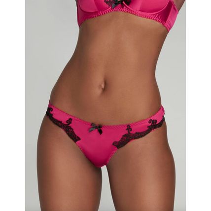 AGENT PROVOCATEUR Molly Brief Pink/Black Size AP 5 BNWT