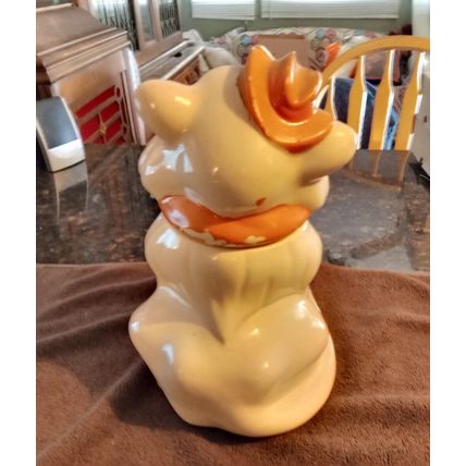 Old Vintage Original Cookie Jar Belmont Lion 11 1/2" Tall 1940's