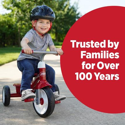 Radio Flyer Red Rider Trike, Outdoor Toddler Tricycle, for Ages 2.5-5 (Amazon Ex