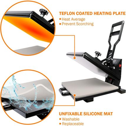 Powerpress Industrial-Quality Digital Sublimation Heat Press Machine for T Shirt