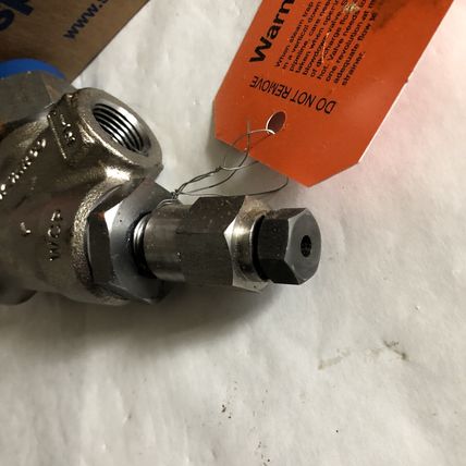 SPIRAX SARCO TD42L M21 W/ Blowdown Valve THERMODYNAMIC 1/2” STEEL STEAM TRAP,BL