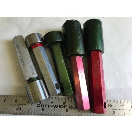 LOT PLUG GAGE GO NOGO 1.586,1.5519,1.5860,1.5012,ES