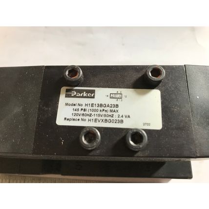 NEW PARKER H1E13BGA23B PNEUMATIC SOLENOID VALVE,EM