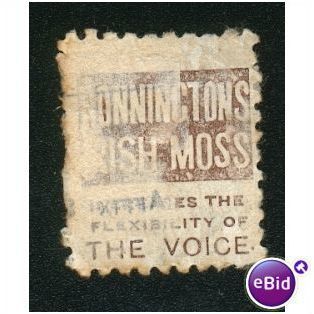 New Zealand 1882 - SG 240b - 3d yellow + Rev advert