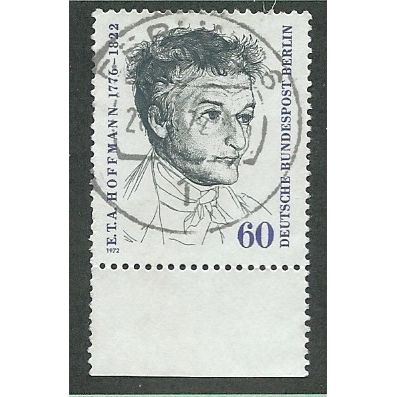 BERLIN - 1972 60pf ' E.T.A HOFFMANN' FINE USED (EBID42-327)