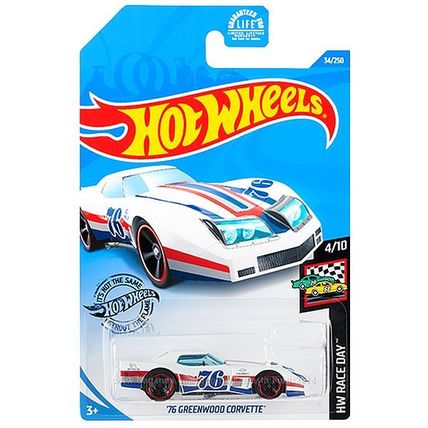 Hot Wheels - '76 Greenwood Corvette: '20 HW Race Day #4/10 - #34/250 *Kroger*