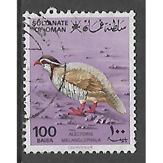 OMAN 1982 FLORA AND FAUNA 100b AR ABIAN CHUKAR SG 267 FINE USED