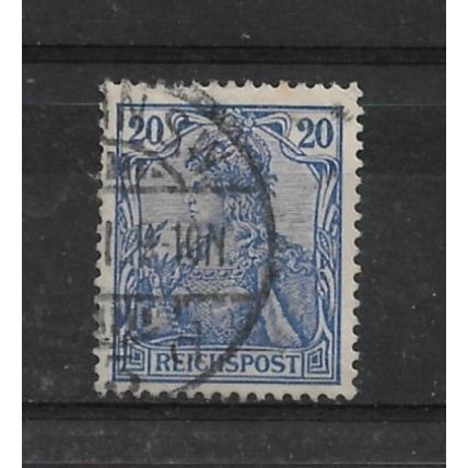 Germany.SG56 20pf "Germania" (Blue).Fine Used.Nov21