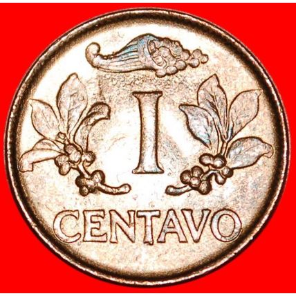 DOUBLE DATE CORNUCOPIA:COLOMBIA★1 CENTAVO 1969 UNC LUSTRE★LOW START★NO RESERVE