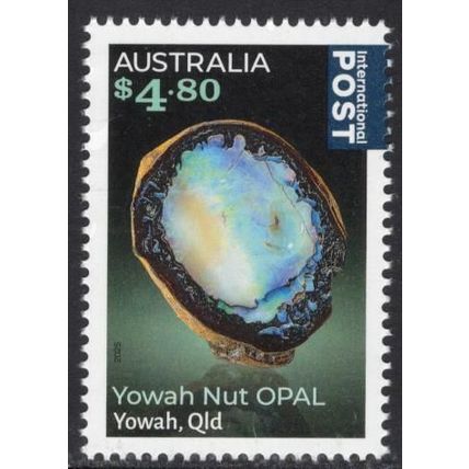 AUSTRALIA: 2025, OPALS. YOWAH NUT OPAL EMBELLISHED INTERNATIONAL POST, MNH STAMP