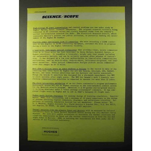 1971 Huyghes Aircraft Ad - DC Power Transmission