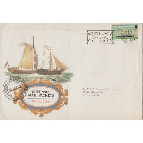 Guernsey 1972 Mail Packet Ships FDC see others